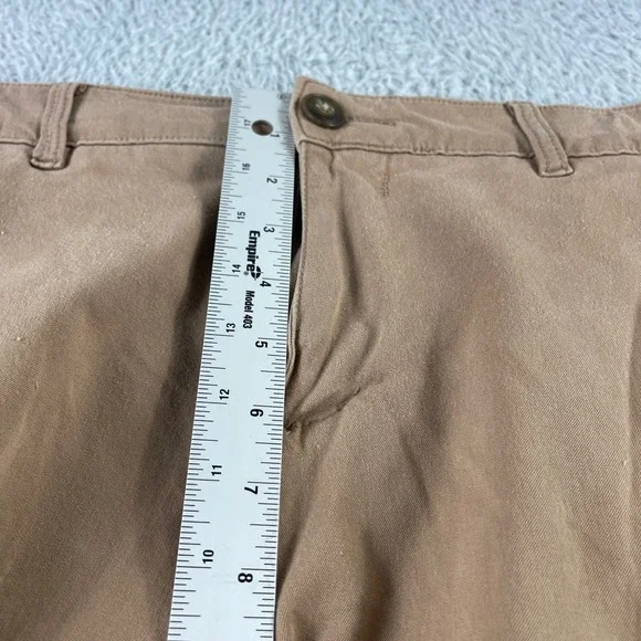 Mugsy Jeans Belmots Tan Khaki Straight Leg Casual Pants Mens 36x32 - Picture 8 of 16